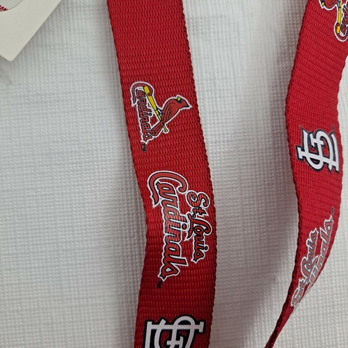 St Louis Cardinals Lanyard ¾ Inch Red - Picture 2 of 9