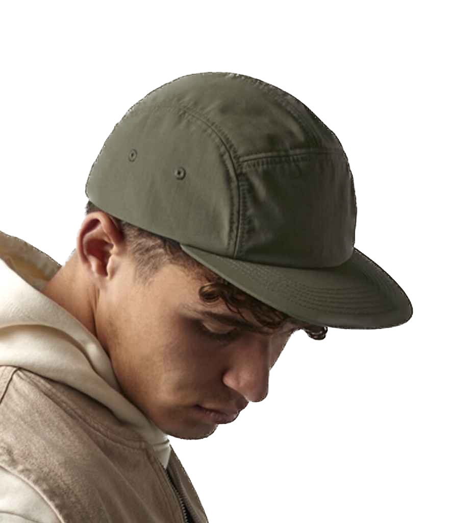 Cappello Beechfield Nero Per Uomo - Impermeabile In Nylon Tactel®, Stile Baseball Casual