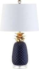 Pineapple 23-inch Ceramic LED Table Lamp, Nightstand