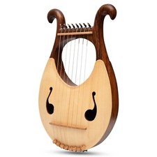 Lyre Harp 8 String Rosewood Bag Extra Strings