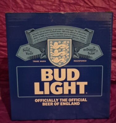 Bud Light England aufblasbarer Bierkühler Eiskübel BBQ Festival WM 
