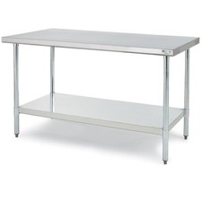 NEW 96"W X 30"D Stainless Steel Economy Work Table John Boos FBLG9630 3494-OB