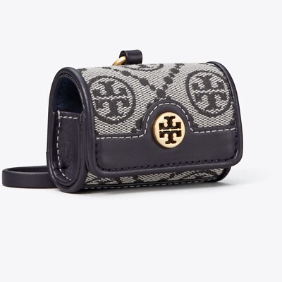 New Tory Burch T Monogram Jacquard AirPods Case 84147 $148 | eBay