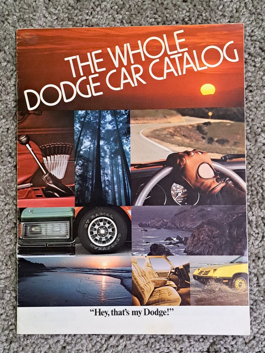 1979 Dodge Cars Full Line Sales Brochure Catalog 16 pages | eBay