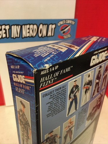 Figura de acción GI Joe Hall of Fame Flint Green Boina 1992 Hasbro nueva en caja - Imagen 8 de 8