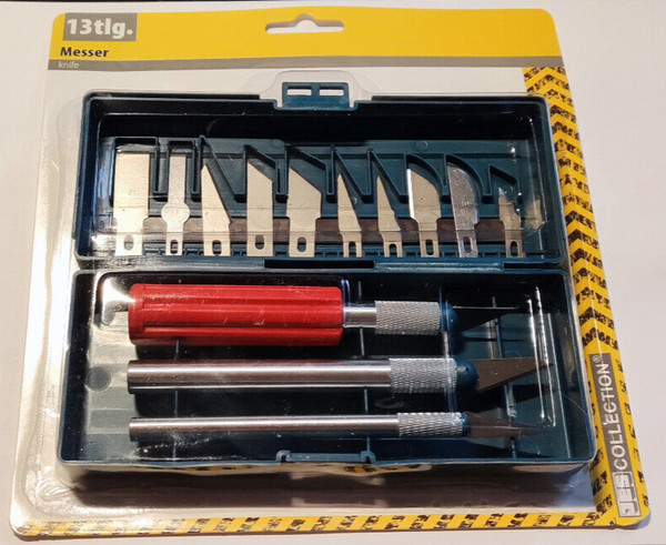 PräZisionsmesser Bastelmesser Schnitzmesser Skalpell Messer Modellbau Messerset-image