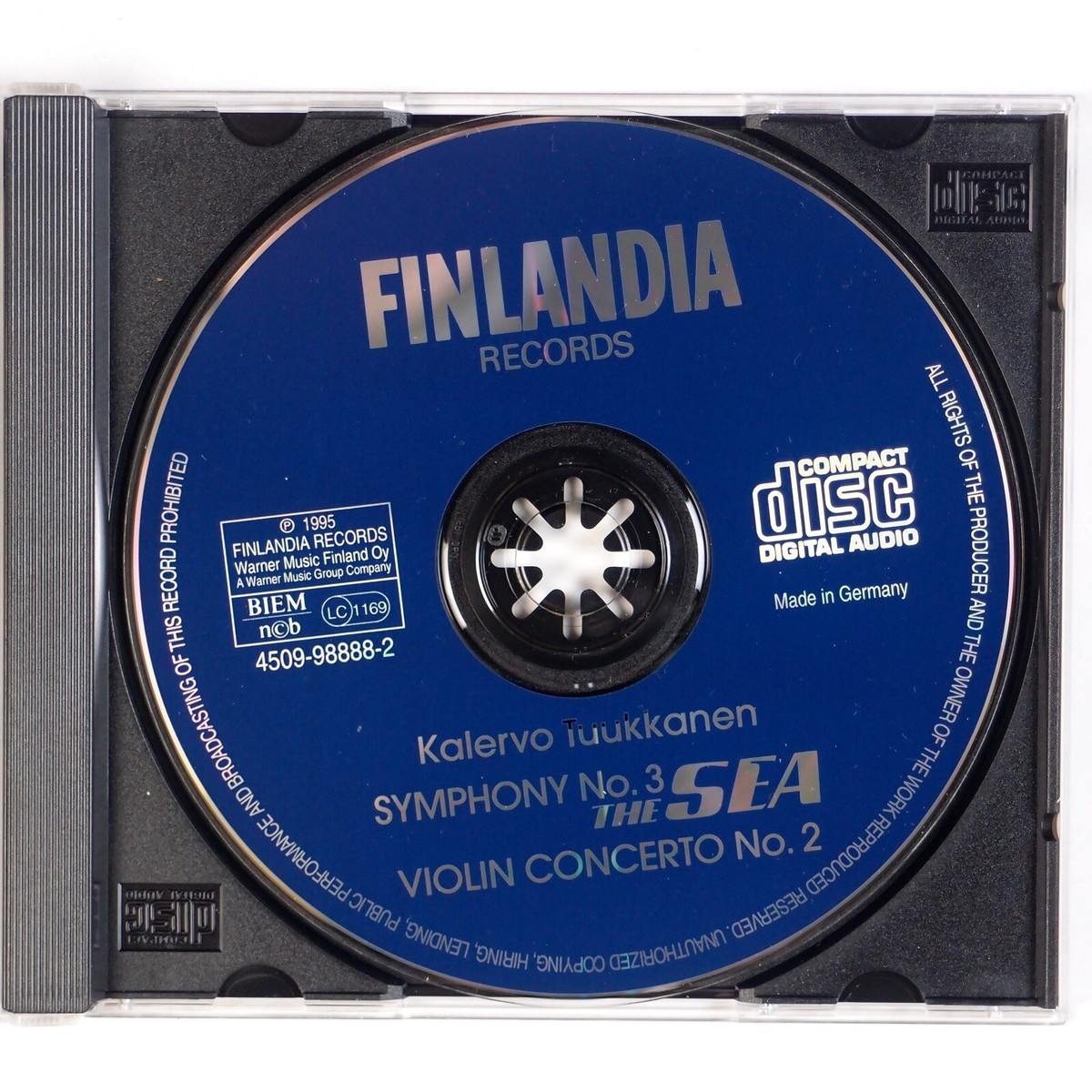 TUUKKANEN: Symphony Sea, Violin Concerto FINLANDIA CD NM