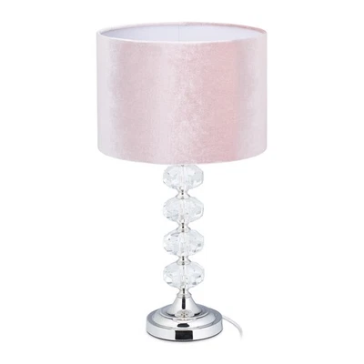 Tischlampe Tischleuchte Nachttischlampe Kristallleuchte Samtlampe 150 cm - Bild 1 von 4