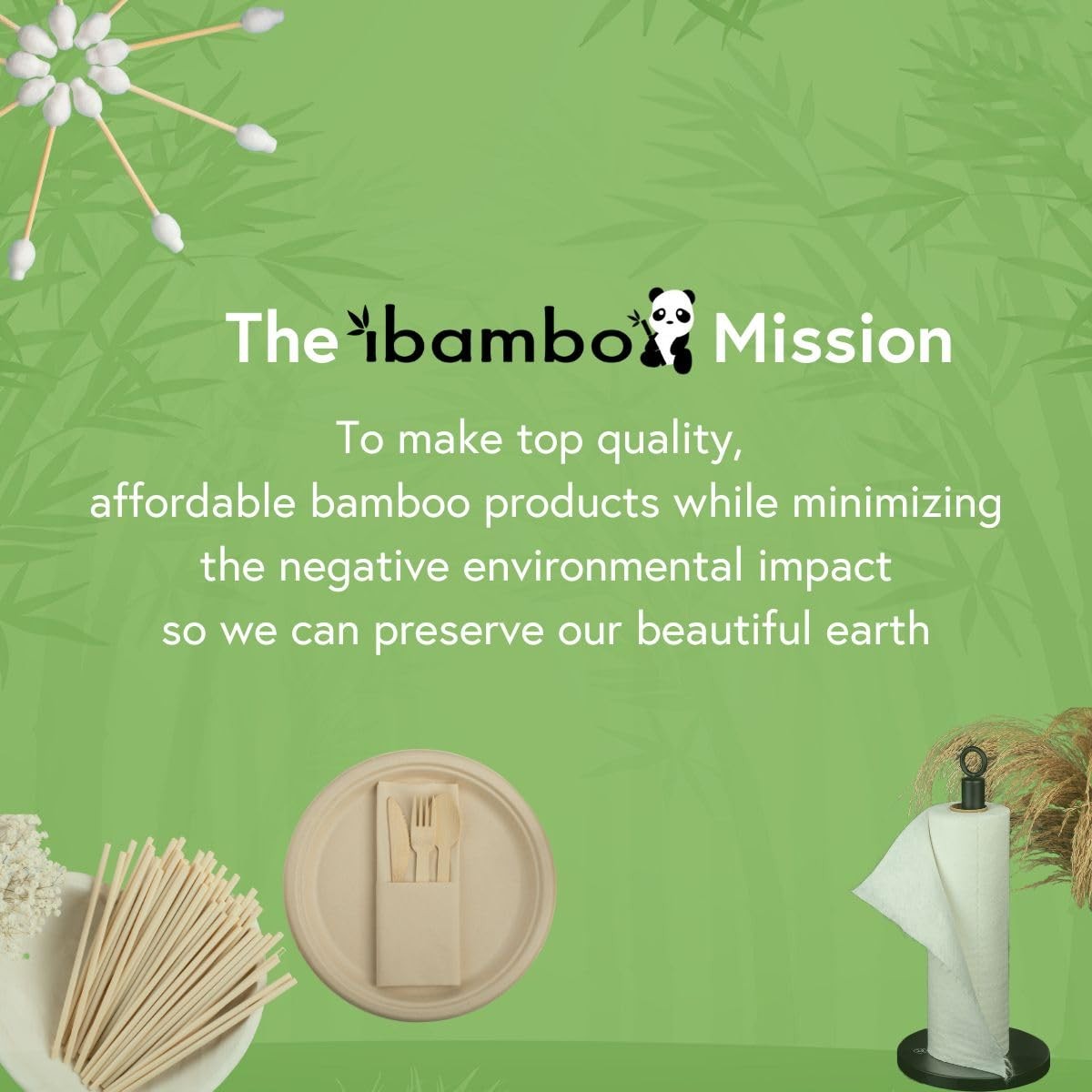 Ibambo 100 Bamboo Spoons Set - Eco Friendly Cutlery 500 Biodegradable Spoons ...