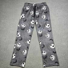 Disney Nightmare Before Christmas Jack Skellington Pajama Pants Gray Small