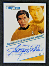 Rittenhouse Quotable Star Trek TOS George Takei Sulu Autograph Card QA3