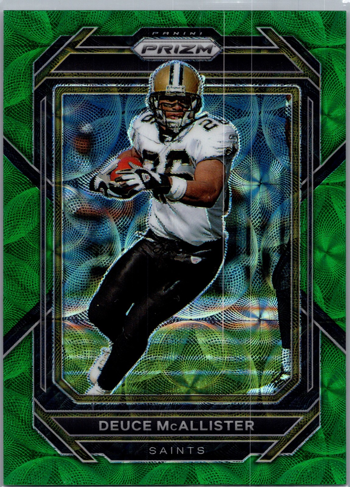2022 Panini Prizm #216 Deuce McAllister Green Scope #/75