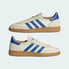 New Adidas Handball Spezial Cream White Blue Gum Men Size 8 JS3865 Casual Shoes