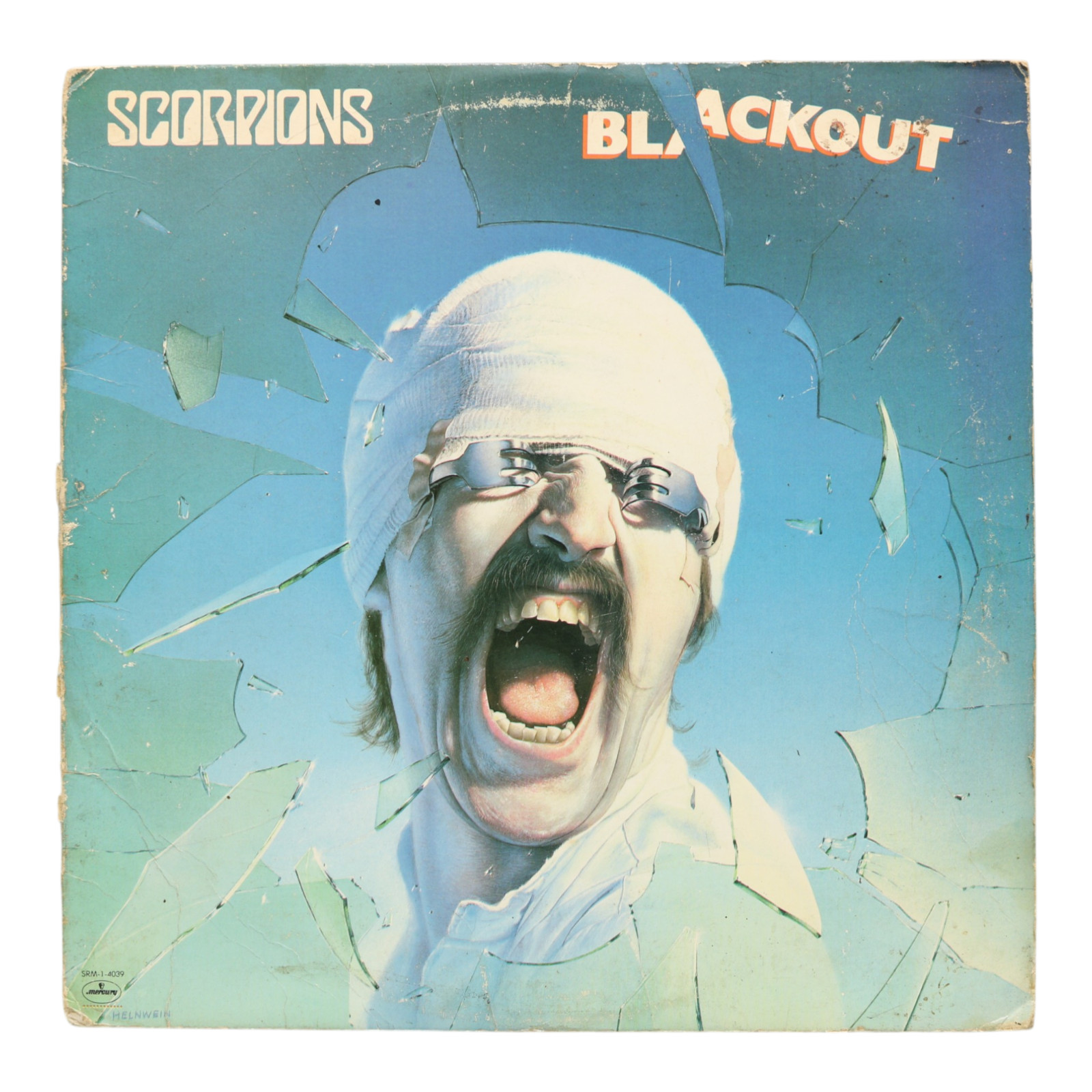 Scorpions Blackout LP 1982 Mercury SRM-1-4039 Hard Rock VG