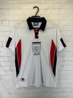 ENGLAND TEAM 1997 1999 RETRO VINTAGE SOCCER FOOTBALL SHIRT JERSEY HOME SIZE M