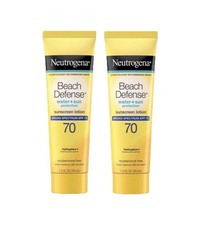 Neutrogena Beach Defense Water  Sun Sunscreen Lotion SPF 70, 1 Fl Oz