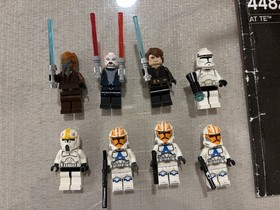 Lego Star Wars The Clone Wars 7676 Republic Attack Gunship 4482 AT TE