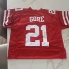 Frank Gore Signed San Francisco 49ers #21 Football Jersey Beckett BAS Auth