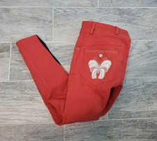 Daisy Clippers Riding Pants Girl's 6 Youth Orange Equestrian Breeches NWT