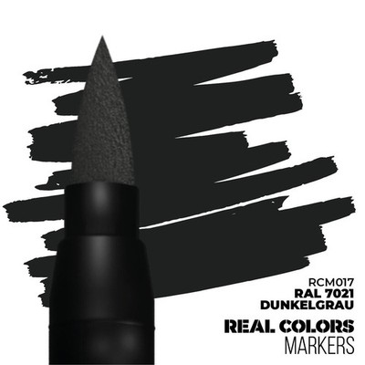 AK REAL COLORS MARKERS RAL 7021 DARK GRAY