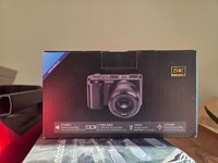 Digital Camera, 5K HDR 30fps 64MP Micro SLR Camera with 3.2in Touchscreen - NEW!