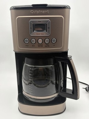 Cuisinart DCC-3200 14-Cup Programmable Coffee Maker Glass Carafe Copper/Black