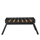 Portable Charcoal  Foldable Barbeque Set Rectangular Portable Charcoal BBQ