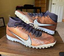 Nike Zoom Mercurial Superfly 9 Academy Metallic Copper Men s Size 8.5 Soccer