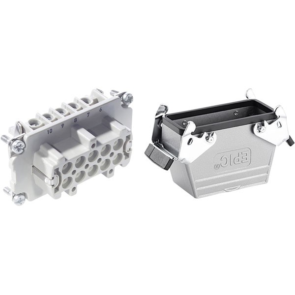 LAPP EPIC® KIT H-BE 10 BS TBF M25 10P F Metal Cable Coupler Housing