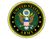United States Army Emblem #1 Military Insignia Sticker Waterproof Vinyl