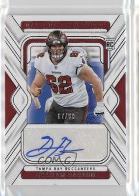 2024 Panini National Treasures Signatures 87/99 Graham Barton Rookie Auto RC 6o3
