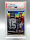 2017  Prizm - Rookie Introductions Patrick Mahomes # 2 Silver Prizm (RC) PSA 9