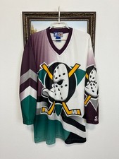 Vintage 90's Starter Anaheim Mighty Ducks Hockey Jersey NHL Mens Trikot Size M
