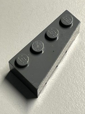 3 Stck. Lego Dark Bluish Gray Wedge 4 x 2 Right 41767