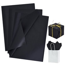 BEISHIDA 100 Sheets Black Tissue Paper Bulk, Wrapping for black