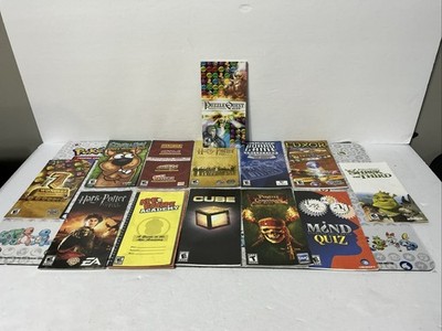 Lot of 13 PSP Manuals Only - Loose - Cube - Harry Potter - Scooby Doo! - More!