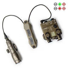 DBAL-A2 Red Green Laser With Hunting IR Infrared + M300C LED Flashlight + Switch