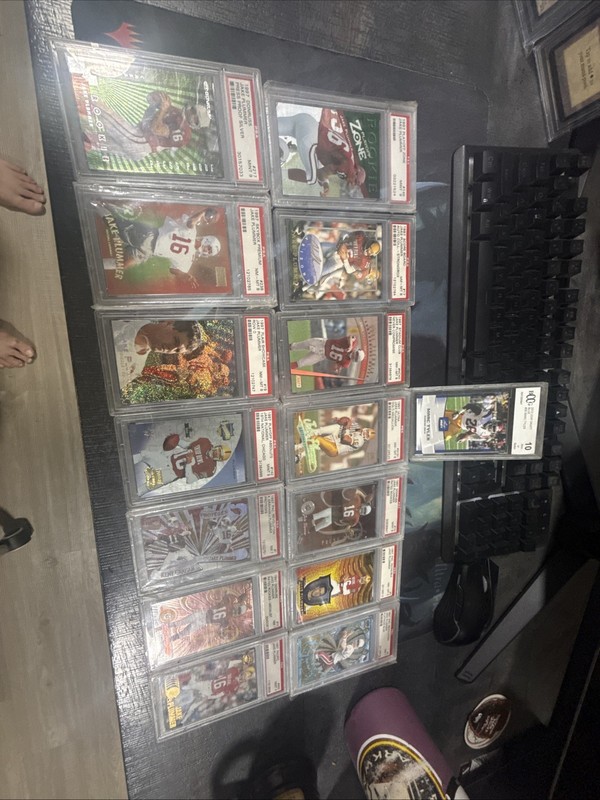 Jake Plummer PSA Lot Arizona Cardinals NFL Rookie PSA Vintage
