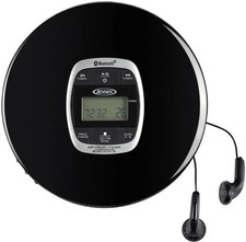 JENSEN CD-60R-BT Personal Portable Bluetooth CD Player with Digital FM Radio