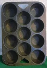 Vintage Cast Iron Griswold Wagner Style 11 Cup Popover Muffin Pan • Unmarked