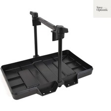 Adjustable Marine Battery Tray With Crossbar Retaining Bolts - Black Plastic Adjustable Marine Battery Tray With Crossbar Retaining Bolts - Black Plastic