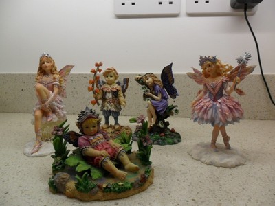 4er Set Christine Haworth Leonardo Sammlung Feen + 1 Land der Feen