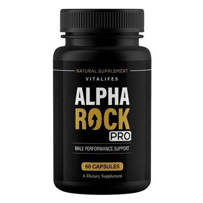 Alpha Rock Pro Pills, Alpha Rock Performance Supplement (60 Capsules)