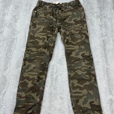 Boy's Levi's Green Camo Twill Jogger Pants Size 12 Regular