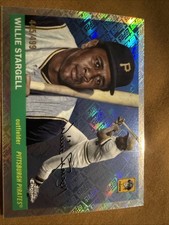 2025 Topps Chrome Platinum Willie Stargell Topps Logo Refractor /499 Pirates