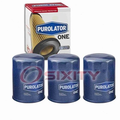 3 pc PurolatorONE PL14477 Engine Oil Filters for Oil Change Lubricant qh