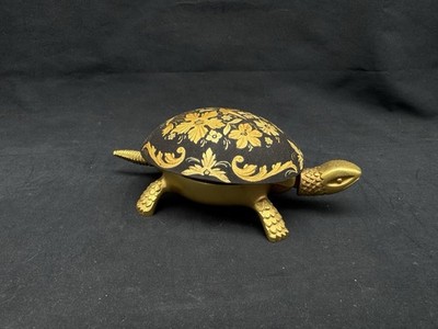 Vintage BOJ Eibar Espana Wind Up TURTLE Desk Hotel Bell