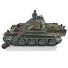 Henglong 1/16 IR BB RC Tank 7.0 Upgraded RTR Panther 3879 Metal Tracks Smoke — photo 5
