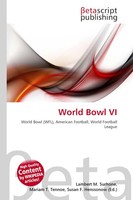 Lambert M. Surhone (U. A.) | World Bowl Vi | Taschenbuch | Englisch (2026)