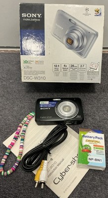 Sony Cyber-Shot Digital Camera DSC-W310 12.1MP GWO W/NEW BATTERY Great Cond BOX